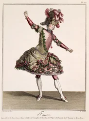 Faune de la « Fête de Bacchus » et du « Ballet triomphal de Bacchus », fin du XVIIIe siècle